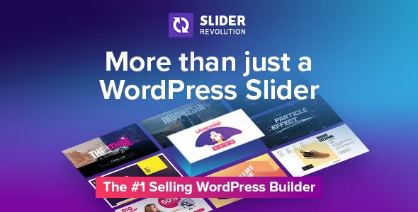 Slider Revolution Responsive WordPress Plugin + Addons + Templates