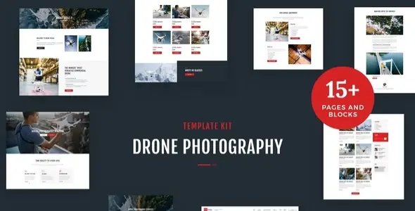 Drone Media – Aerial Photography & Videography Elementor Template Kit